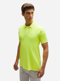 North Sails - POLO S/S GRAPHIC- Yellow Fluo - SS21