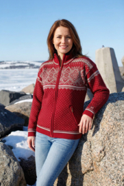 Arctic Circle Noorse Windstopper Vest - 100% wol - Red