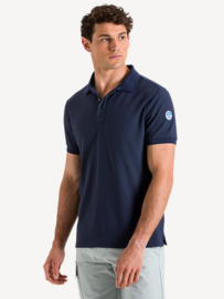 North Sails Polo Tactel S/S - Marine Blue