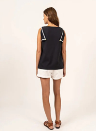 Saint James Canisy top  - navy foncé SS23