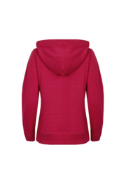 Weird Fish Emiko Branded Full Zip Hoody - Berry