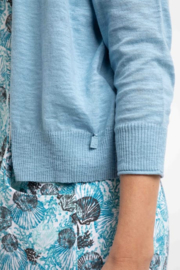 Weird Fish Limon Outfitter Cardigan - Skyway