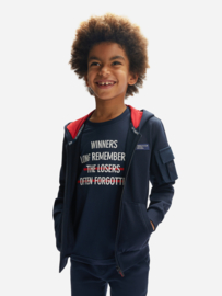 North Sails / PRADA Kids - Stretch Fleece Sweatshirt Vest Full Zip - Dark Navy