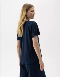 Holebrook Ellen V-neck Top - Navy