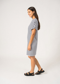 Saint James Cassis UV jurk - neige/navy