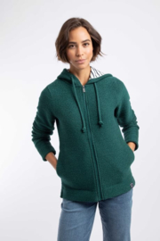 Weird Fish Chicoa Macaroni Vest - Forest Green