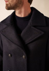 Saint James Galion II Peacoat - Navy