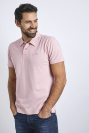 Weird Fish JETSTREAM Eco Branded Polo - Desert Rose