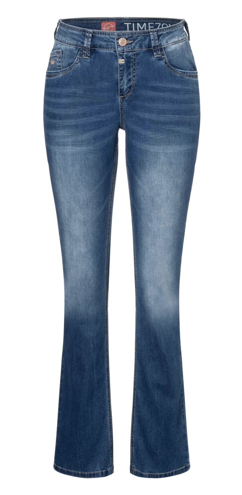 Timezone Slim LisaTZ bootcut jeans - Mid Blue Wash