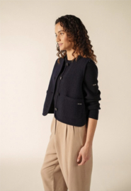 Saint James Jura wollen vest - Navy