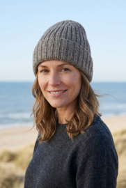 Emerald Tallin Beanie 100% wool - Grey (More Colours Available)