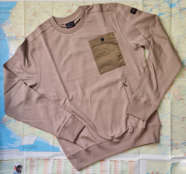 Paul & Shark Knitted Sweatshirt  Cotton W/Logo - Sand SS22