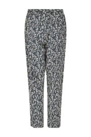 Weird Fish Tinto Eco Viscose Printed Trousers - Midnight