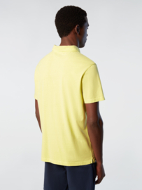 North Sails SS Polo with Logo - Light Sulphur