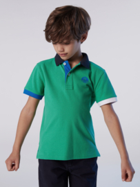 North Sails SS Polo with Graphic - Garden Green