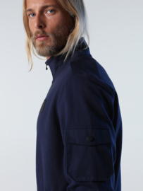 North Sails Full Zip Sweatshirt w/Pocket - Navy Blue