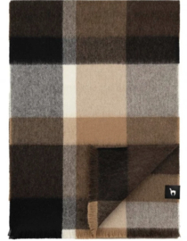 Apu Kuntur Amigo Karo Royal Alpaca Sjaal - mokka/beige