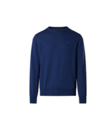 North Sails Crew Neck 12GG Knitwear - Dark Denim
