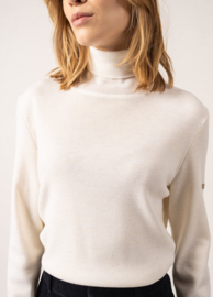 Saint James Houat Turtleneck Sweater - Blanc