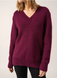 Saint James Gavarnie Wool Sweater - Prune