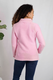 Weird fish Sontee Full Zip Eco Macaroni Sweatshirt  - Orchid Pink