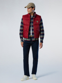 North Sails Shot Reversible Vest Bodywarmer - Red Dahlia