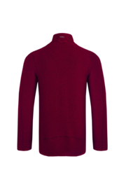 Weird Fish Transom Full Zip Eco Macaroni - Garnet