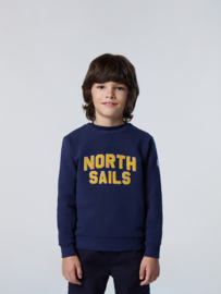 North Sails Crewneck Sweatshirt w/graphic - Navy Blue