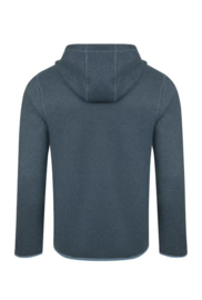 Weird Fish LOCKIE  Full Zip Bonded Fleece - Blue Mirage