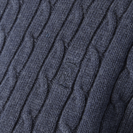 Henri Lloyd Peyton Cable Crew Neck Knit Navy (W)