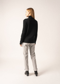 Saint James Houat Turtleneck Sweater - Navy