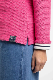 Weird Fish Chicoa Macaroni Vest - Peony