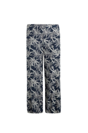 Weird Fish Tresco Lenzing EcoVero™ Cropped Trousers - Midnight