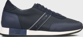 Paul & Shark Nylon And Leather Sneakers - Navy SS22