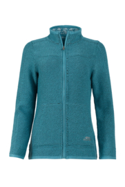 Weird fish Sontee Full Zip Classic Macaroni - Teal Blue