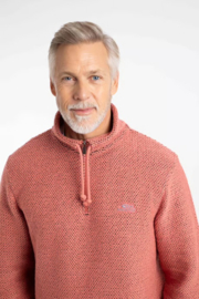A Weird Fish Cruiser 1/4 Zip Eco Macaroni Sweatshirt - Nantucket