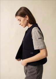 Saint James Jura wollen vest - Navy