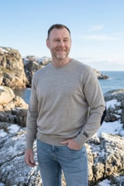 Woolwear 100% Merino Trui ronde hals - Antilope
