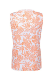 Weird Fish Nonno Printed Jersey Vest - Sorbet