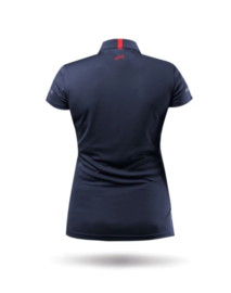 Zhik UVActive Zip Sports S/S Womens Polo - Navy