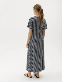 Holebrook Ellen Capsleeve Dress - Navy/Off White