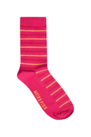 Weird Fish Parade Patterned Socks  3 pack - Hot Pink