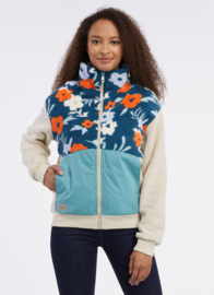 Ragwear Madaras Flower Vest - Petrol