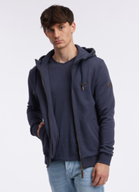 Ragwear Natte Zip Core Sweatvest Hoody - Navy