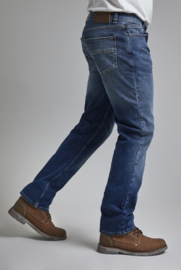 Weird Fish ROBSON Denim Long Organic Classic Stretch Denim Jeans - Denim