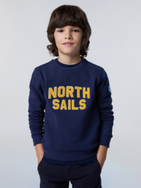 North Sails Crewneck Sweatshirt w/graphic - Navy Blue