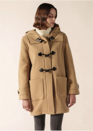 Saint James Duffle F wollen winterjas - Beige Fonce