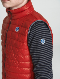 North Super Light Bodywarmer - Pompeian Red (K)