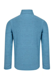 A Weird Fish Cruiser 1/4 Zip Eco Macaroni Sweatshirt - Bluebird