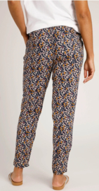 Weird Fish Tinto Eco Viscose Printed Trousers - Dark navy